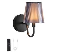 LumniexDesigns Wall Lights, Rechargeable Wall Lights for Living Room, RGB & 3 Colour Temperatures, Dimmable Wireless Picture Lights for Wall, Touch Light with Remote, for Stair Hallway-1Pack