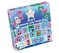Lumo Stars 3W1: Memorize, Lotto, Domino Polska Gra Planszowa Towarzyska Polish B