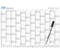 Lumocolor Year Planner Set 2026 Wall Calendar Dry Erase Size DIN A3 Includes ...