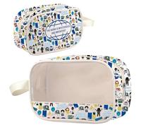 Lumon Industries Makeup Bag MDR Group Gifts Mark and Helly Gifts Macrodata Refinement Dept Gifts (TheWorkIs clear2)