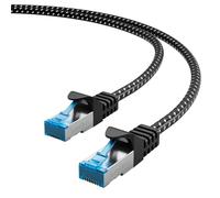 Lumonic CAT8.1 Patch Cable S/FTP 3 m | RJ45 | Premium Nylon Look | Ethernet LAN | Network Cable