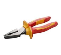 Lumonic VDE Combination Pliers 1000 V Power Design, 180 mm - 60CrV Steel with Induction Hardened Blade, Two-Component Handle, for Electricians and Home Installation