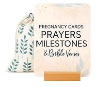 Lumont Trimester Pregnancy Must Haves - Essential Gift Set for First Time Moms, Healthy Pregnancy, Prayer Cards for Pregnant Women, Mama to Be, Expecting Parents Unique Gifts, Early Pregnancy Reveal