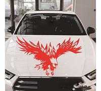 LUMoony Eagle Bonnet Sticker 80 cm x 50 cm Bonnet Sticker Animal Sticker Hood Sticker Flying Eagle Sticker Self-Adhesive Sticker Waterproof Body Car Decoration