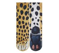 LUMoony MoonyLI Unisex Animal Foot Socks Animal Paw 3D Simulation Print Crew Socks Funny Animal Pattern Children's Socks