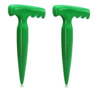 LUMoony Seed Dispenser Set of 2 Ergonomic Design Easy and Precise Sowing Plant Aid for Sowing Flowers, Vegetables and Other Types of Seeds for Balcony Boxes Planters