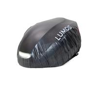 Lumos Helmet Cover with Reflective Strip - Waterproof, Lightweight, Quick-Dry Shell for Bike Helmets Cycling Rain Cover