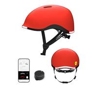 Lumos Nyxel Smart Bike Helmet, Customizable Front and Back LED Lights with Turn Signals, 360° Visibility App Controlled Comfortable & Lightweight Skateboard Urban Helmet for Adults, Men Women
