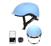 Lumos Nyxel Smart Bike Helmet, Customizable Front and Back LED Lights with Turn Signals, 360° Visibility App Controlled Comfortable & Lightweight Skateboard Urban Helmet for Adults, Men Women