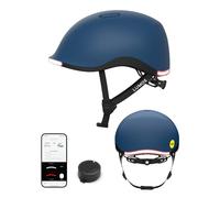 Lumos Nyxel Smart Bike Helmet, Customizable Front and Back LED Lights with Turn Signals, 360° Visibility App Controlled Comfortable & Lightweight Skateboard Urban Helmet for Adults, Men Women