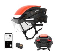 Lumos Ultra E-Bike Smart Helmet | NTA 8667 Certified | Front & Rear LED Lights | Retractable Face Shield | App Controlled | EBike, Scooter, Cycling, Bicycle | Adults, Men Women