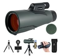 Lumospire 16x56 Monocular Telescope with BAK4 Prism - HD High Power, FMC Multi-Coated Lens, IPX7 Waterproof, Phone Adapter for Photography, Compact for Hunting, Bird Watching, Stargazing & Hiking