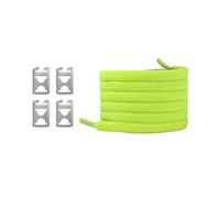 LuMOUzhou Replacement Shoe Laces No Tie Shoelaces 1 pair For Men Women Kids Boots Sneakers Multicolor Universal(Fluorescent Green)