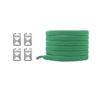 LuMOUzhou Replacement Shoe Laces No Tie Shoelaces 1 pair For Men Women Kids Boots Sneakers Multicolor Universal(Grün)