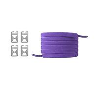 LuMOUzhou Replacement Shoe Laces No Tie Shoelaces 1 pair For Men Women Kids Boots Sneakers Multicolor Universal(Purple)
