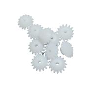 LuMOUzhou Tooth Pinions Gears Slot Car Replacement Parts 10 Pcs Plastic Bevel Miter Pinion Gear 0.5M 12T S122.5A 8.8mm Dia 2.5mm Tight Shaft