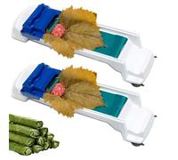 Lumpia Maker, Lumpia Roller Machine, Vegetable Meat Rolling Tool, Spring Roll Maker, Multi-Functional DIY Eggroll Wrapper Rolling Machine, for Grape & Cabbage Leaves (2PCS)