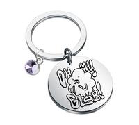 Lumpy Space Princess Lover Gift LSP Adventure Gift Oh My Glob Keychain for Cartoon Fan (Oh My GKeychain)