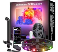 Lumtang Smart TV LED Backlight Color Picking Device, 6M LED Strip Lights for TV 75-85 inch, TV Backlight Sync to Screen& Music, App Control (6M)