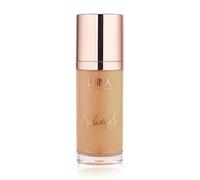 LUNA 3 in 1 Airbrush Primer Makeup, Highlighter and Skin Tint - Weightless and Breathable Illuminating Primer - Fine Line & Pore Minimizer - Golden Beige Shade