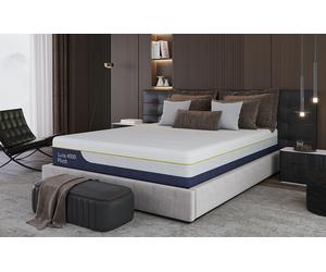 Luna 4000 Plush Gel Memory Pocket Hybrid Mattress, King Size