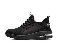 Luna Black Steel Toe Cap Shoes UK7 / EU40.5