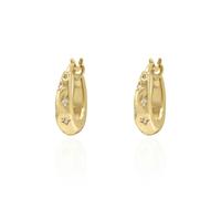 Luna Charles Esti Star Hoop Earrings - 18K Gold Plated