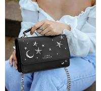 Luna Charles Nova Star Studded Handbag - Black & Silver
