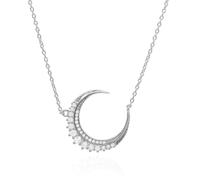 Luna Charles Stevie Moon Pendant Necklace - 925 Sterling Silver