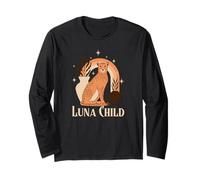 Luna Child (Hippie Statement & Boho Cheetah Graphic) Long Sleeve T-Shirt