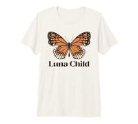 Luna Child (Spiritual Statement) (Boho Butterfly Graphic) Premium T-Shirt