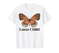 Luna Child (Spiritual Statement) (Boho Butterfly Graphic) T-Shirt