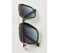 Luna Classic Aviator Sunglasses at Free People in Soft Green & Sky Blue - female