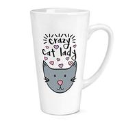 Luna Crazy Cat Lady 17oz Large Latte Mug Cup