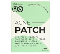 Luna Essentials Pimple Patches Calendula & Tea Tree - 105 Hydrocolloid Spot Patches 4 Sizes - Invisible Dots for Spots for Sensitive Skin - K-Beauty