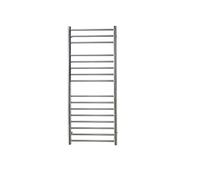 LUNA Flat Towel Warmer, Stainless Steel Heated Towel Rail, Bathroom Ladder Radiators, 720x600mm, Chrome finish
