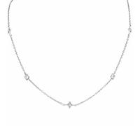 Luna Grace Dainty Star Necklace - Adjustable Celestial Jewellery for Women - Silver