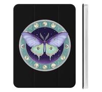 Luna Hawkmoth Cute Tablet Case with Pencil Holder Unisex Slim Hard Protective Cover Compatible with iPad Mini 4/5/6
