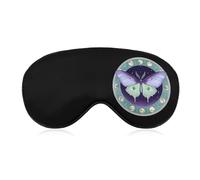 Luna Hawkmoth Printed Sleep Mask for Unisex Adult Soft Night Blindfold with Adjustable Strap