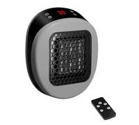 Luna Heater, Lunaheater Portable Space Heater, Lunaheater Plug In, Mini Heater with Remote Control, Rapid Heating in 3 Seconds, Ptc Ceramic Heating Element, 12 Hour Timing (4, Gray)