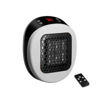 Luna Heater, Lunaheater Portable Space Heater, Lunaheater Plug In, Mini Heater with Remote Control, Rapid Heating in 3 Seconds, Ptc Ceramic Heating Element, 12 Hour Timing (White)