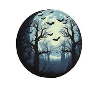 Luna Llena De Árbol Cubiertas De Las Ruedas Weatherproof Funda Rueda Repuesto Antipolvo Neumático Repuesto Cubierta Para Autocaravana Suv Todoterreno