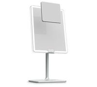 Luna London Orbit Mirror | Led Lighted Vanity Makeup Mirror With 7X Magnification In Grey Grey