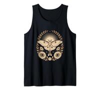 Luna Moth Cottagecore Sunburst Floral Nature Aesthetic Tank Top