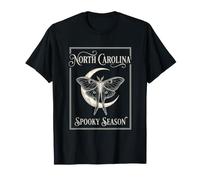 Luna Moth Crescent Moon North Carolina Witchy Aesthetic T-Shirt
