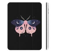 Luna Moth Cute Tablet Case with Pencil Holder Unisex Slim Hard Protective Cover Compatible with iPad Mini 4/5/6