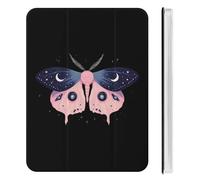 Luna Moth Cute Tablet Case with Pencil Holder Unisex Slim Hard Protective Cover Compatible with iPad Mini 4/5/6