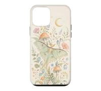 Luna Moth Floral Moon Mushroom Witchy Celestial Garden Case for iPhone 12 mini