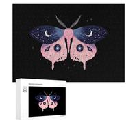 Luna Moth Funny Wooden Picture Puzzle for Adults Challenge Intellectual Game Jigsaw Birthday Gifts