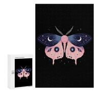 Luna Moth Funny Wooden Picture Puzzle for Adults Vertical Challenge Intellectual Game Jigsaw Birthday Gifts